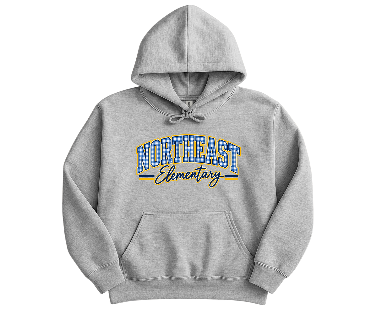 Northeast Elementary | NEES-8 | Northeast Gingham Hoodie