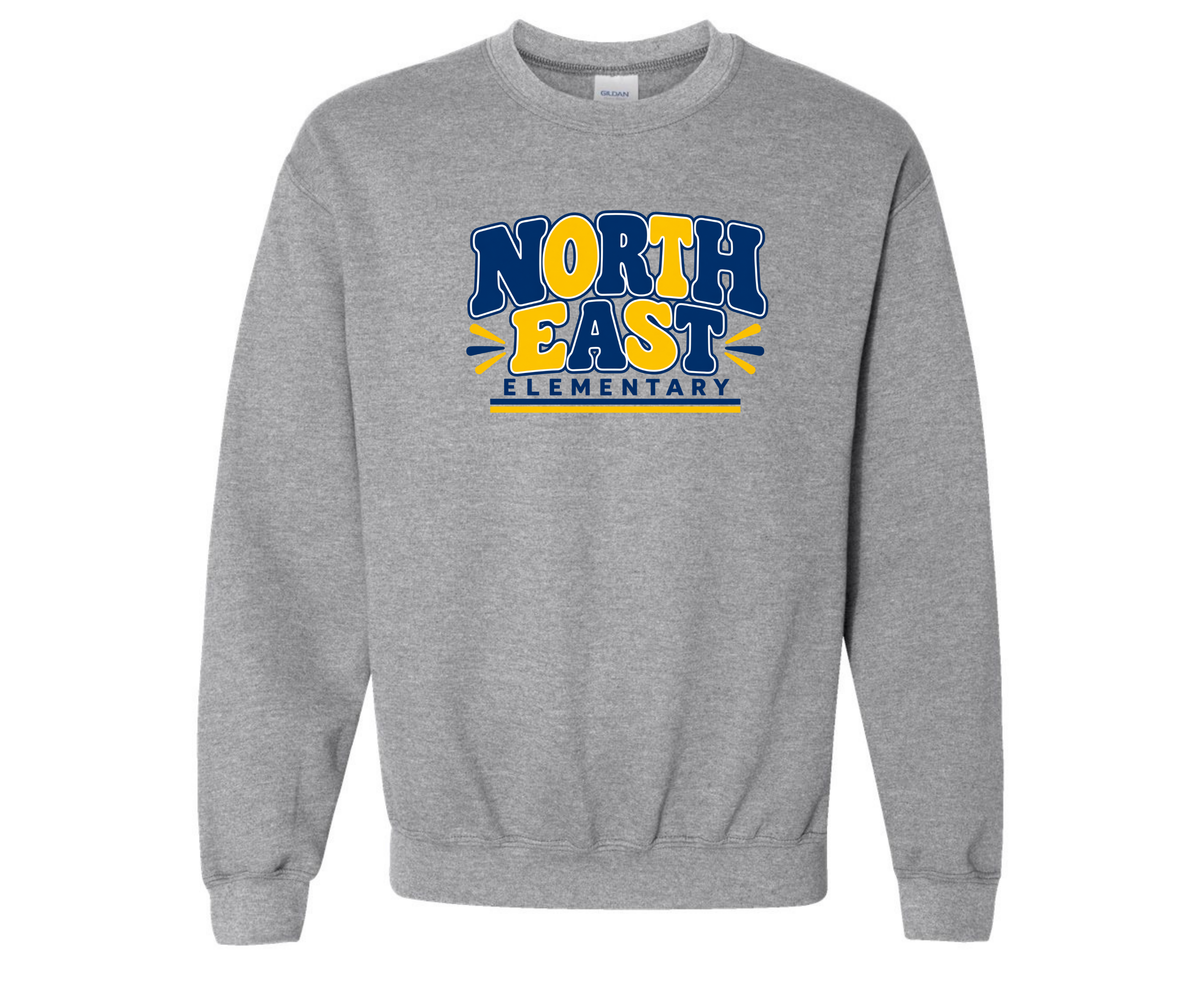 Northeast Elementary | NEES-1 | Northeast Bold Crewneck Sweatshirt