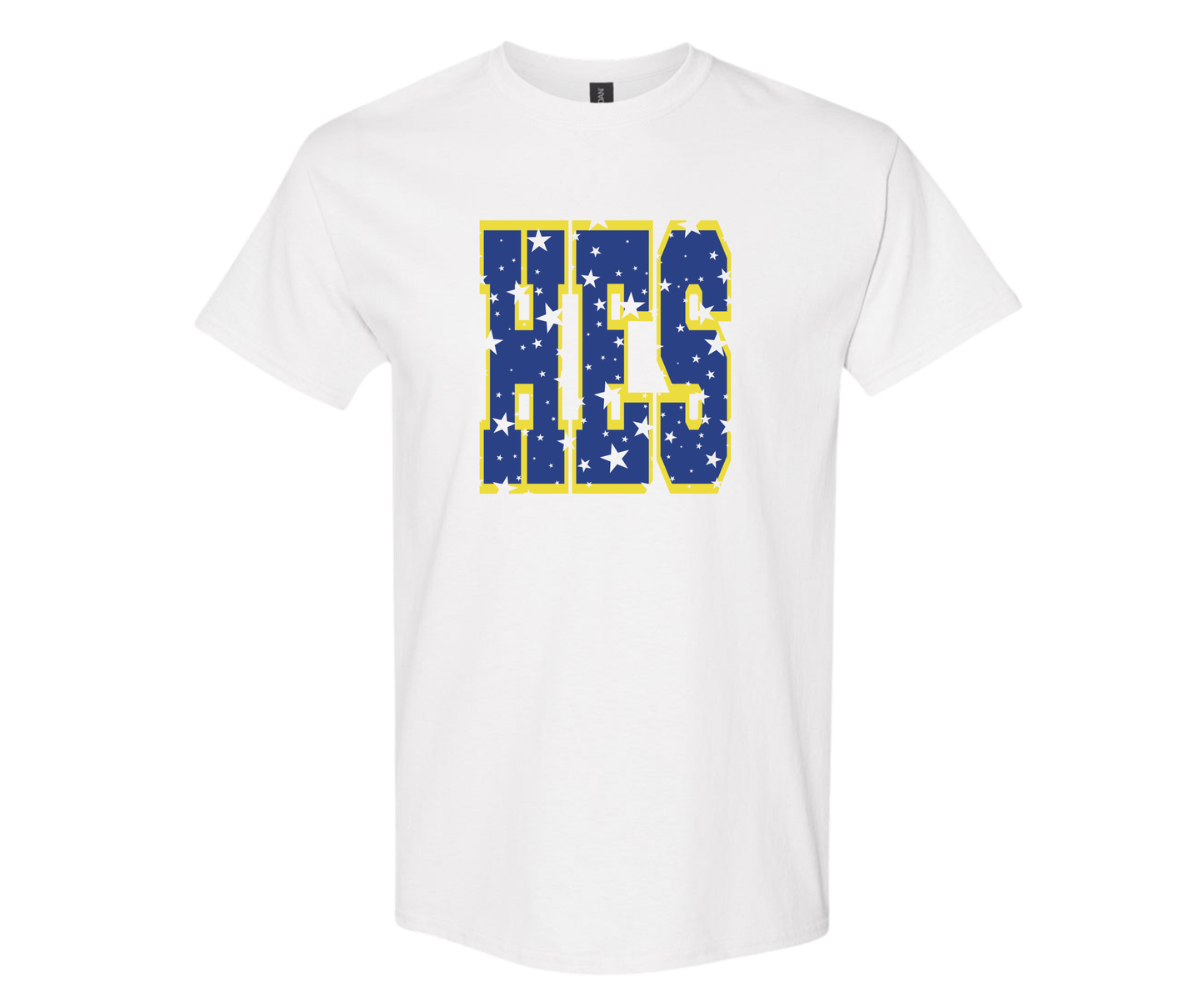 Hazelwood Elementary | HES-10 | Star Distress HES T-Shirt