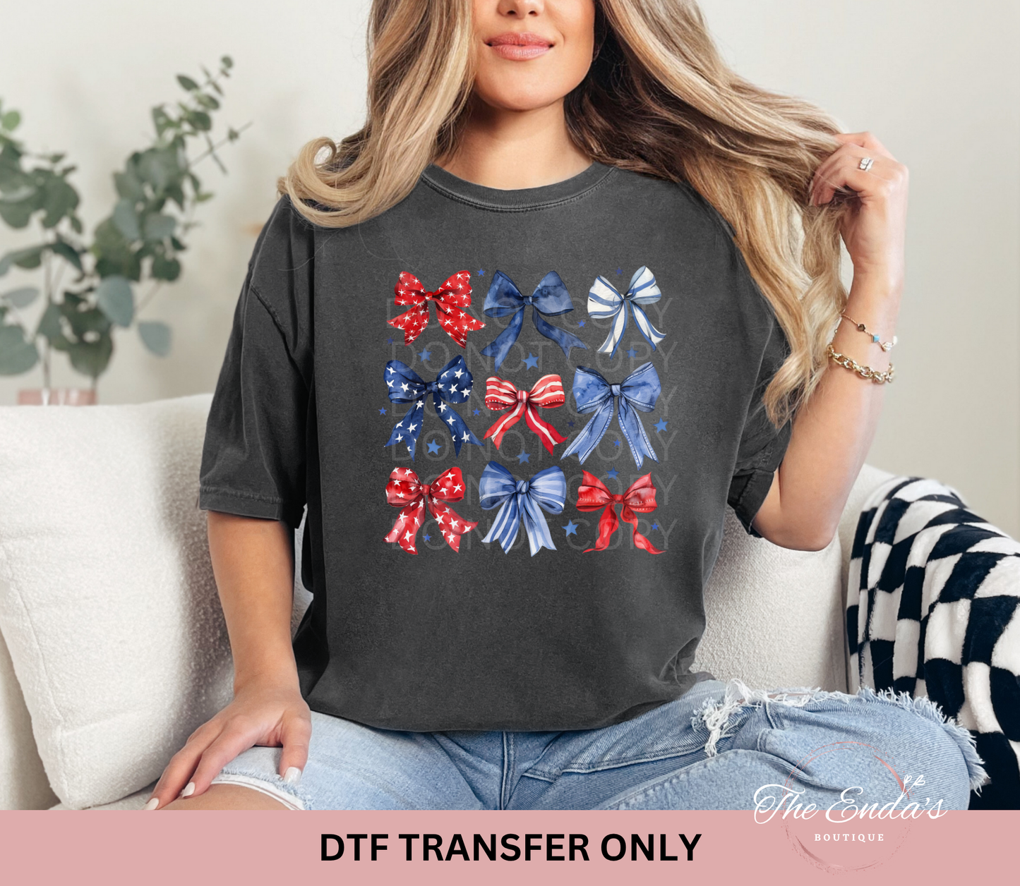 Patriotic Coquette DTF Transfer