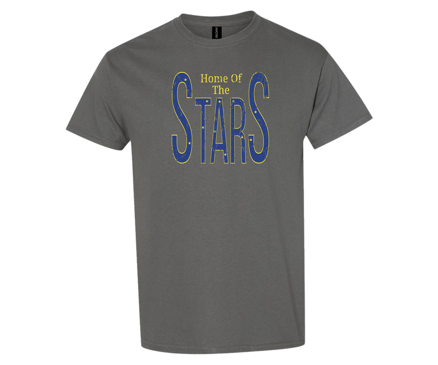 Hazelwood Elementary | HES-9 | Distressed Home of the Stars T-Shirt