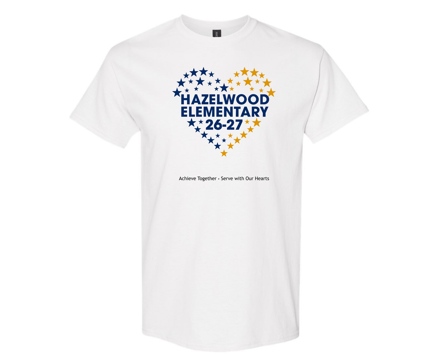Hazelwood Elementary | HES-1 | Stars Heart 26-27 T-Shirt