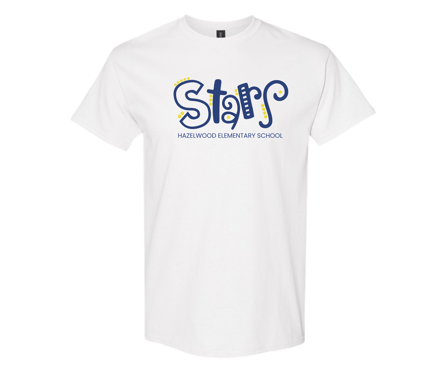 Hazelwood Elementary | HES-2 | Stars Doodle T-Shirt