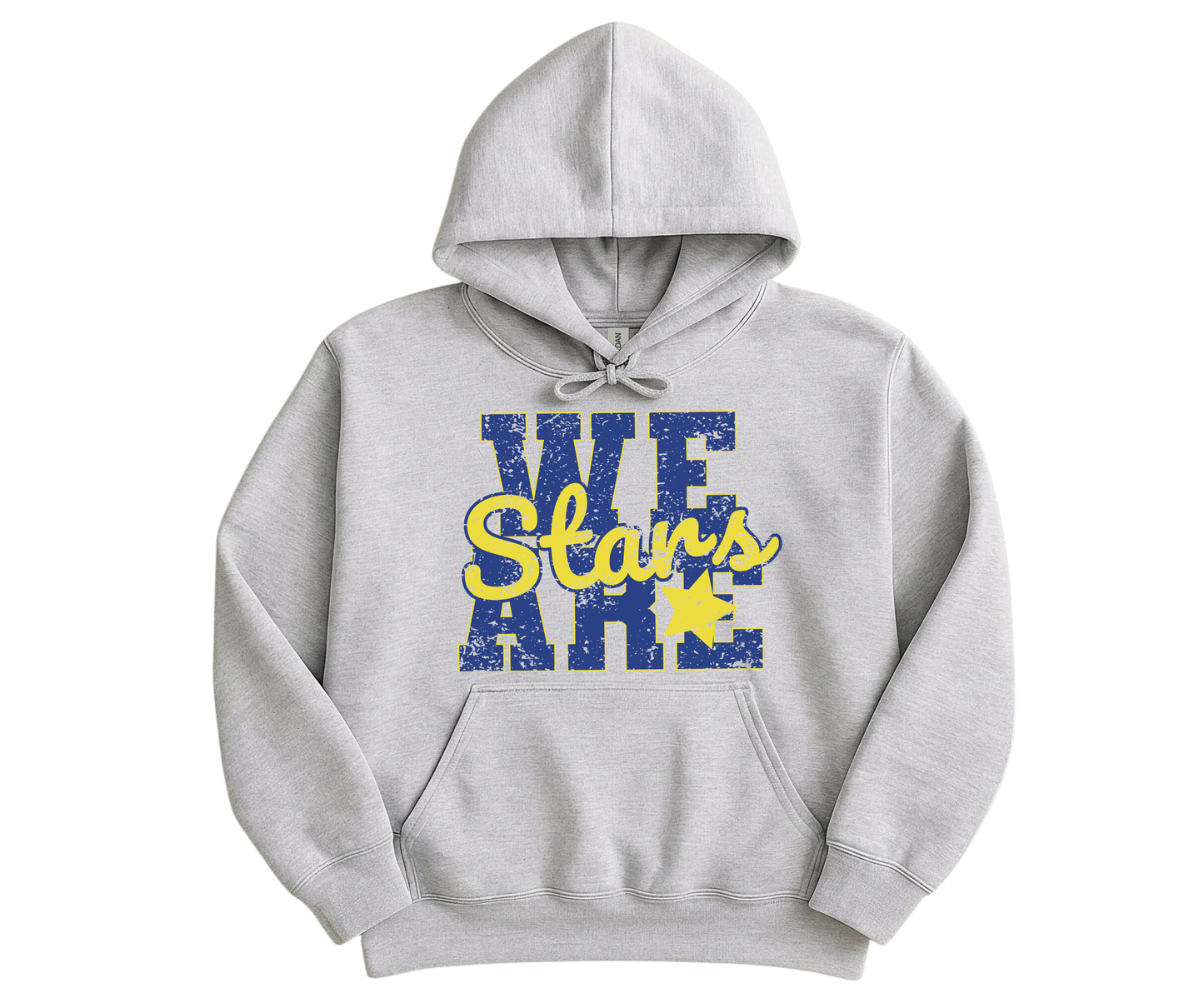Hazelwood Elementary | HES-8 | Distressed We Are Stars Hoodie
