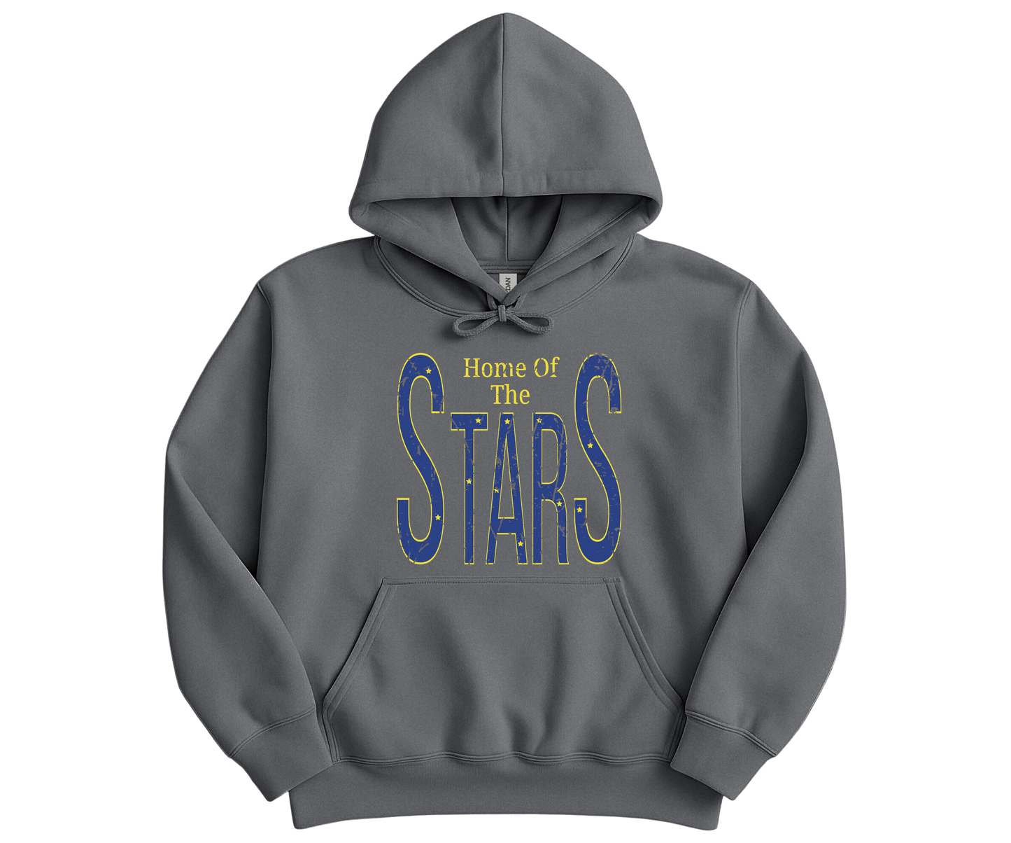 Hazelwood Elementary | HES-9 | Distressed Home of the Stars Hoodie