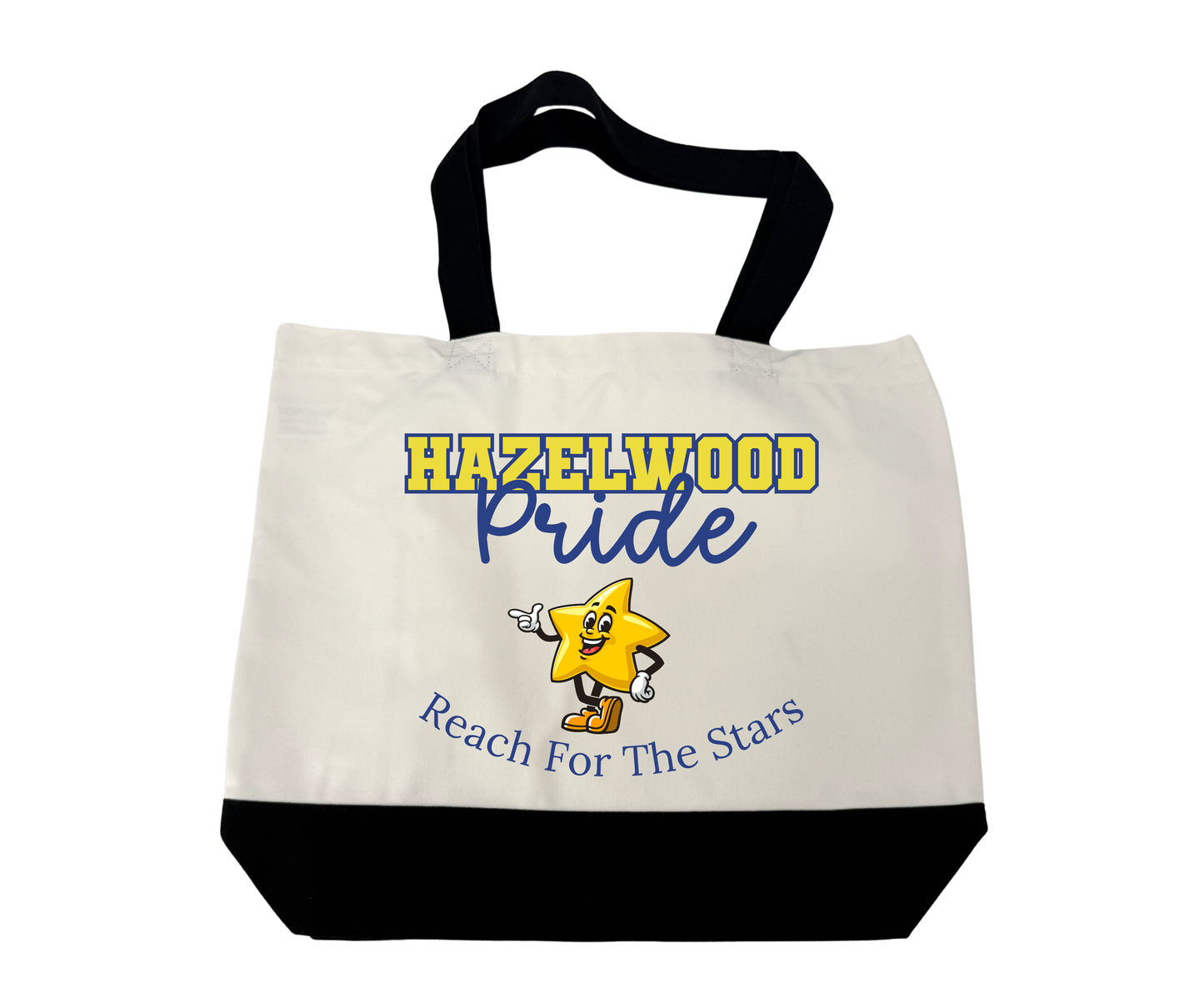 Hazelwood Elementary | HES-3 | Hazelwood Pride 18.5" x 15" Super Strong Large 12oz Cotton Canvas Tote Bag