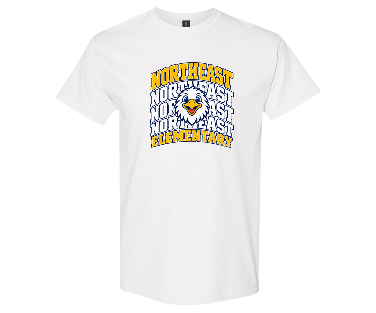 Northeast Elementary | NEES-5 | Eagle Stack T-Shirt