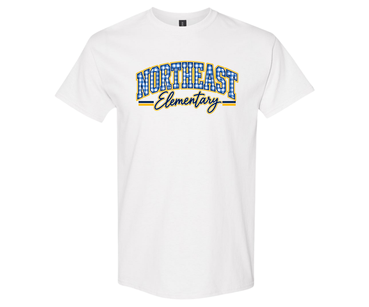 Northeast Elementary | NEES-8 | Northeast Gingham T-Shirt