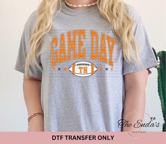Retro Varsity TN Game Day DTF Transfer