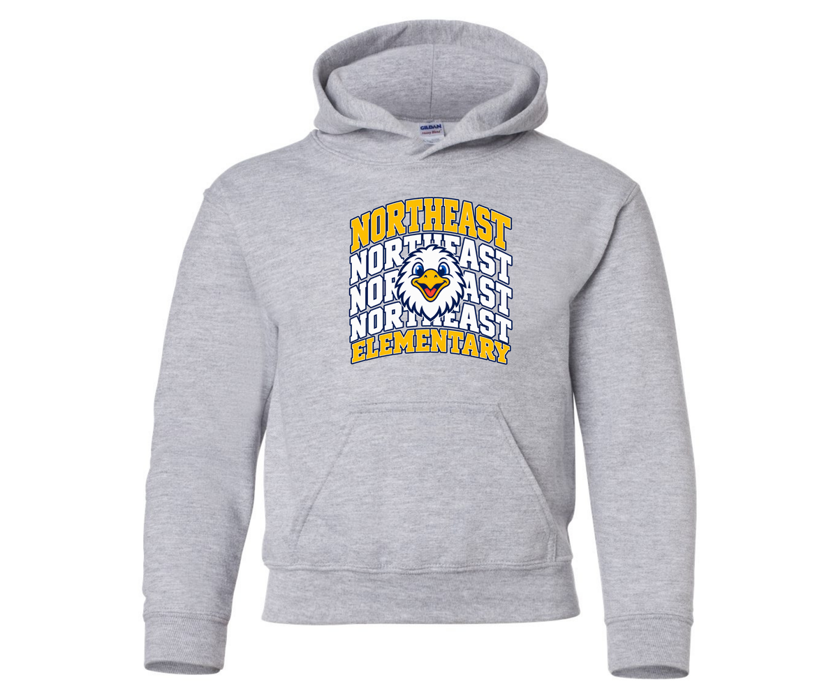 Northeast Elementary | NEES-5 | Eagle Stacked Hoodie