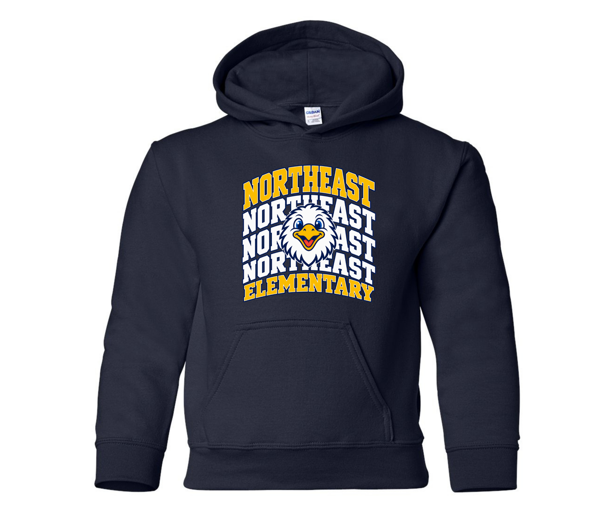 Northeast Elementary | NEES-5 | Eagle Stacked Hoodie