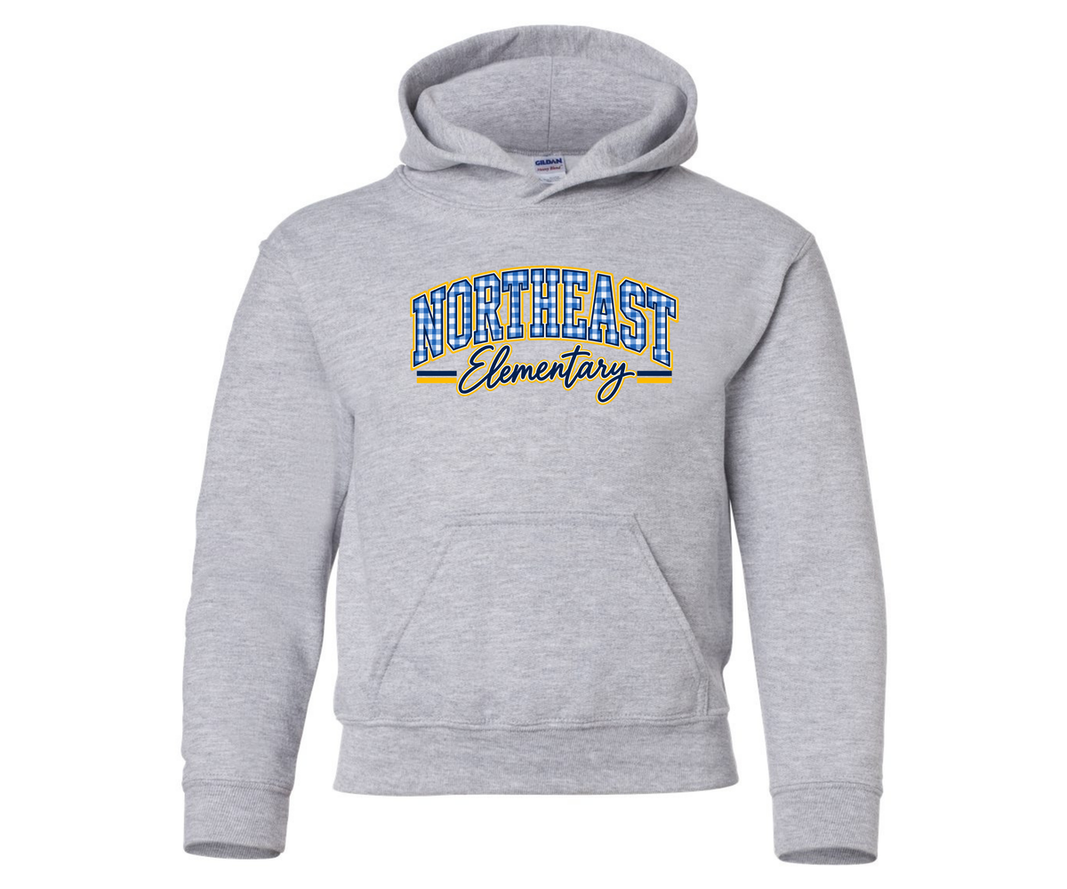 Northeast Elementary | NEES-8 | Northeast Gingham Hoodie