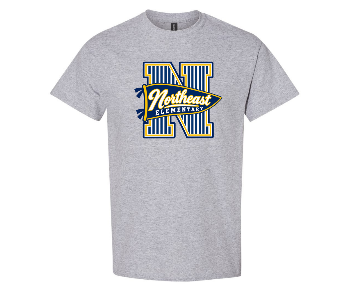 Northeast Elementary | NEES-2 | Varsity Pennant T-Shirt
