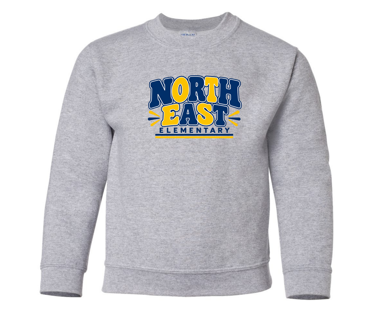 Northeast Elementary | NEES-1 | Northeast Bold Crewneck Sweatshirt