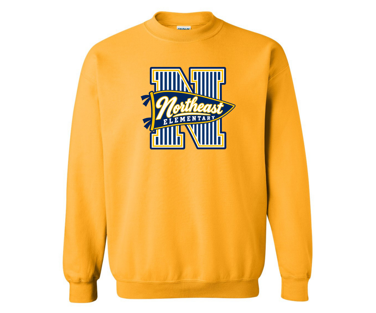 Northeast Elementary | NEES-2 | Varsity Pennant T-Shirt ADULT SIZING