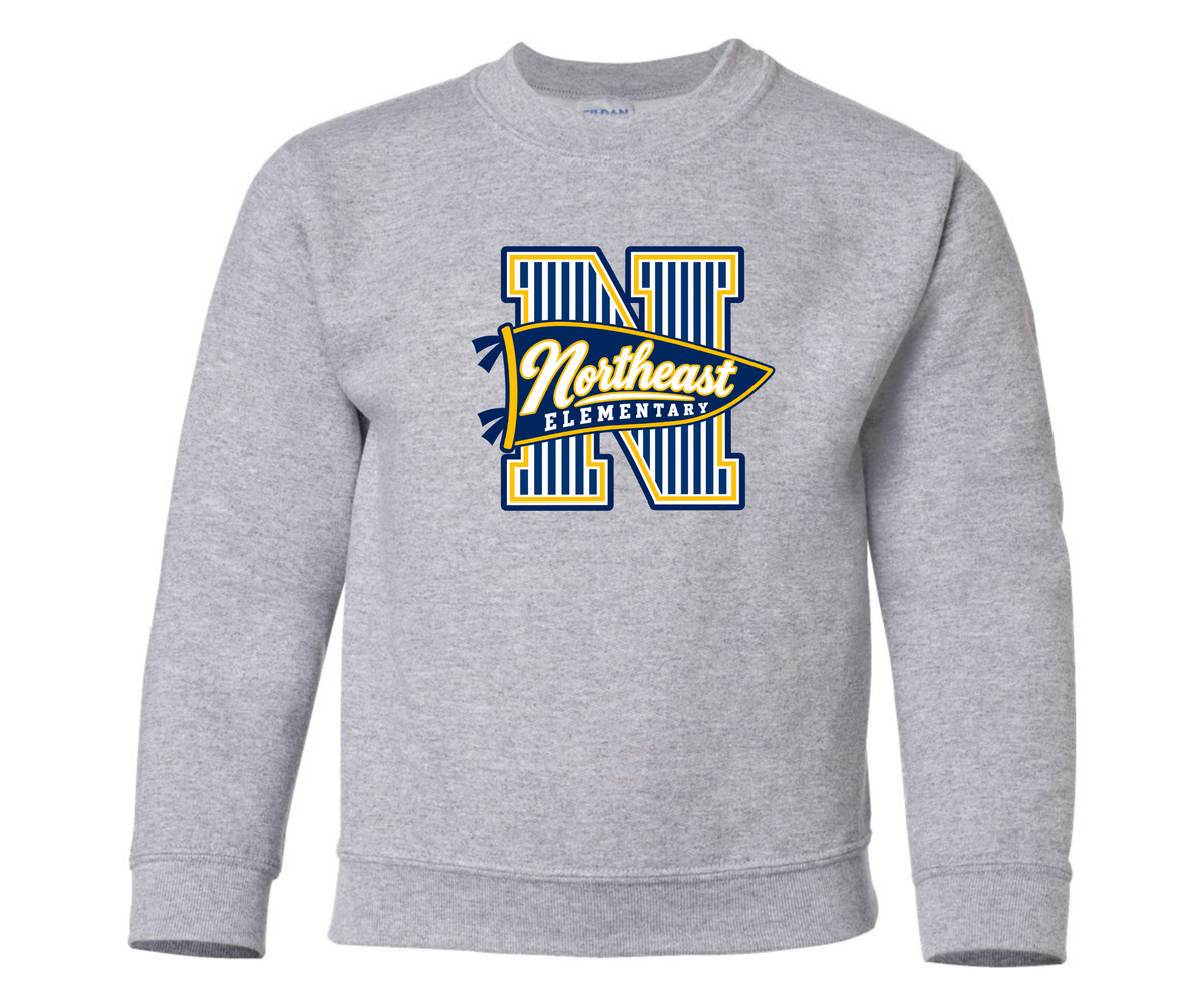 Northeast Elementary | NEES-2 | Varsity Pennant T-Shirt YOUTH SIZING