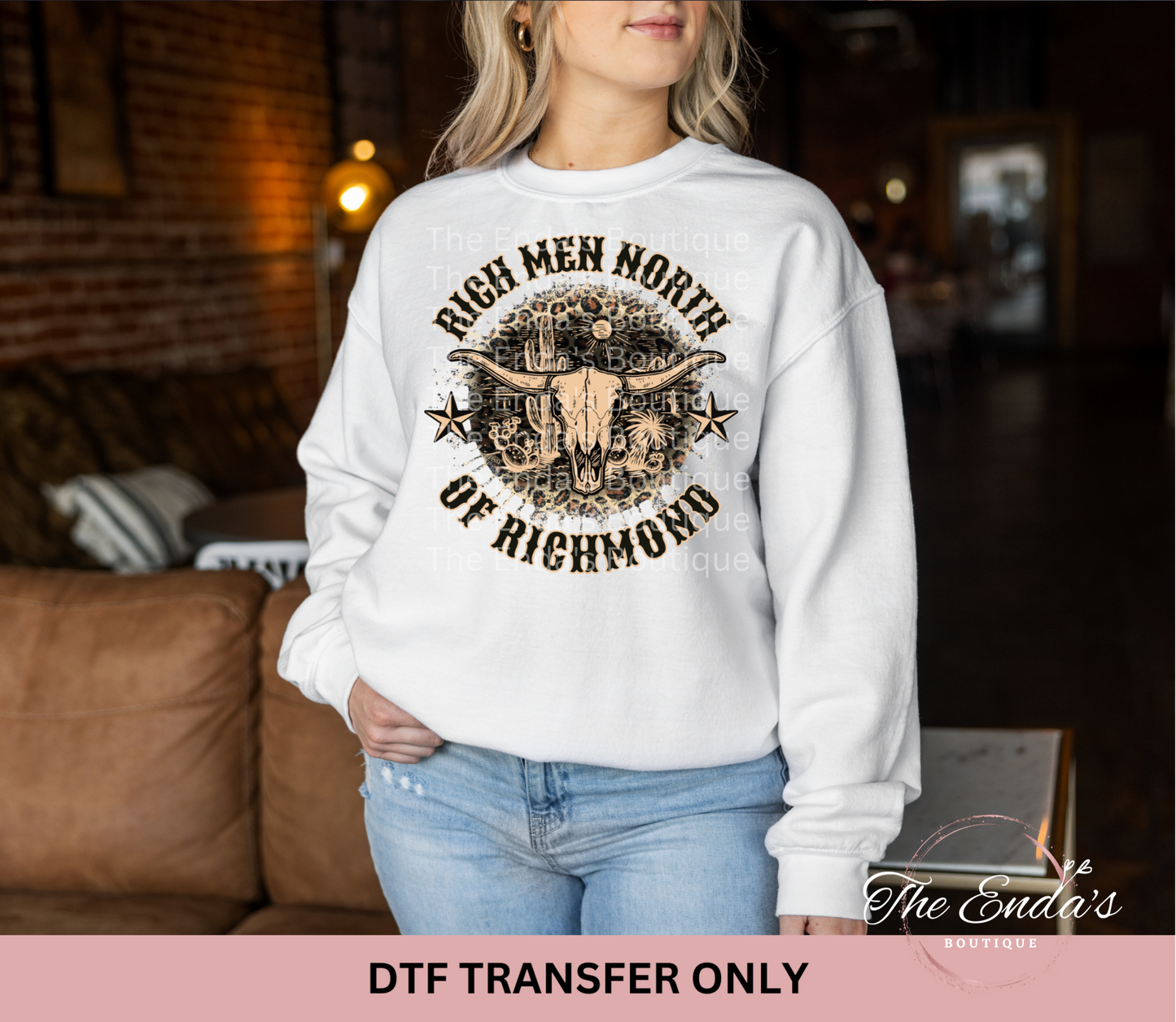 Rich Men North Of Richmond DTF Transfer