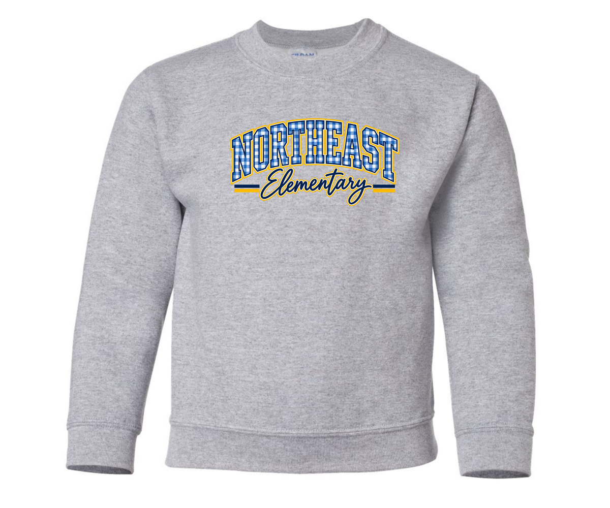 Northeast Elementary | NEES-8 | Northeast Gingham Crewneck Sweatshirt