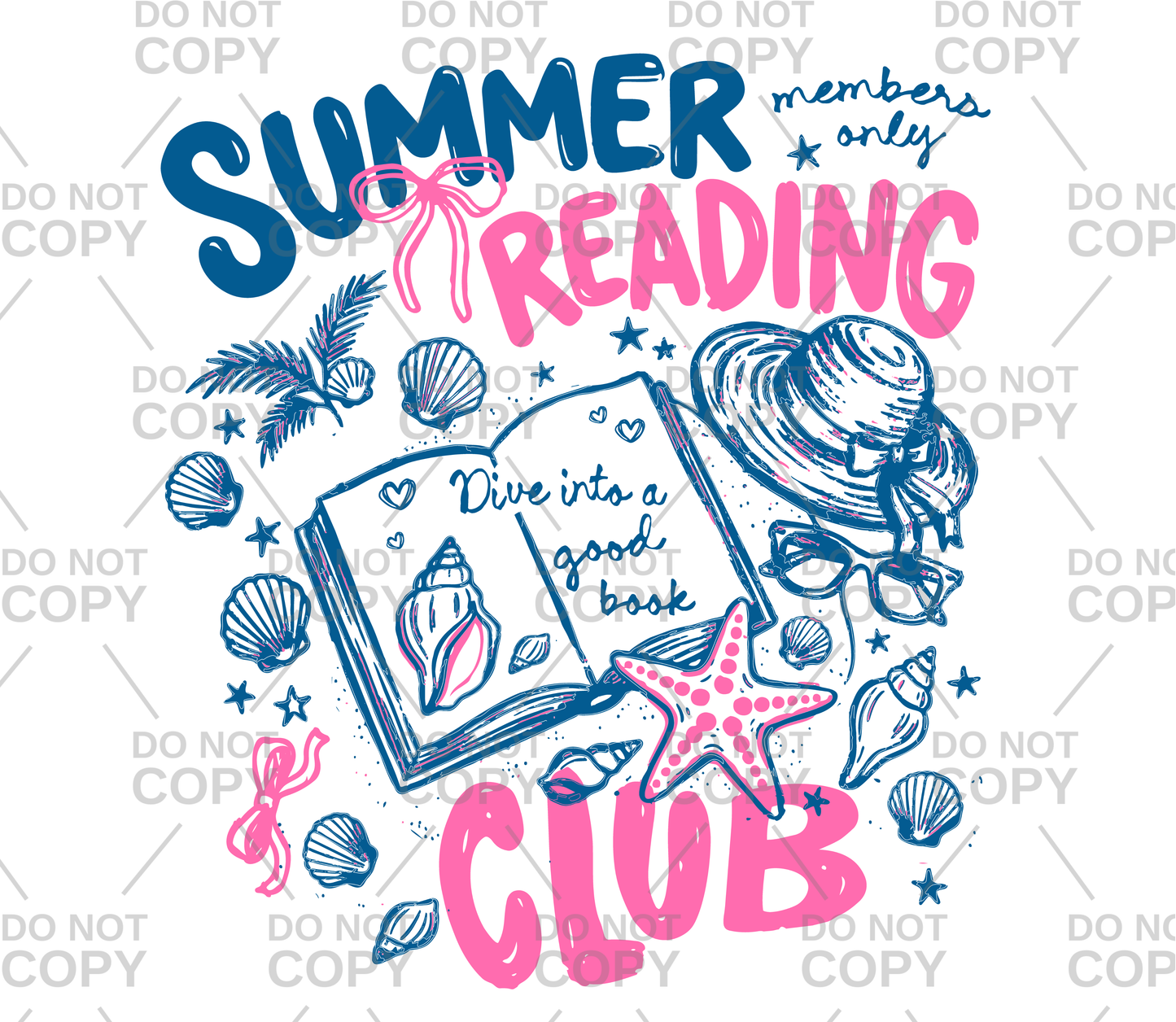 Summer Reading Club DTF Transfer