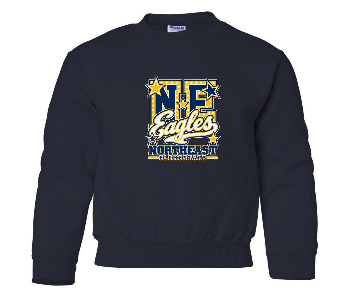 Northeast Elementary | NEES-7 | Northeast Marquee Crewneck Sweatshirt