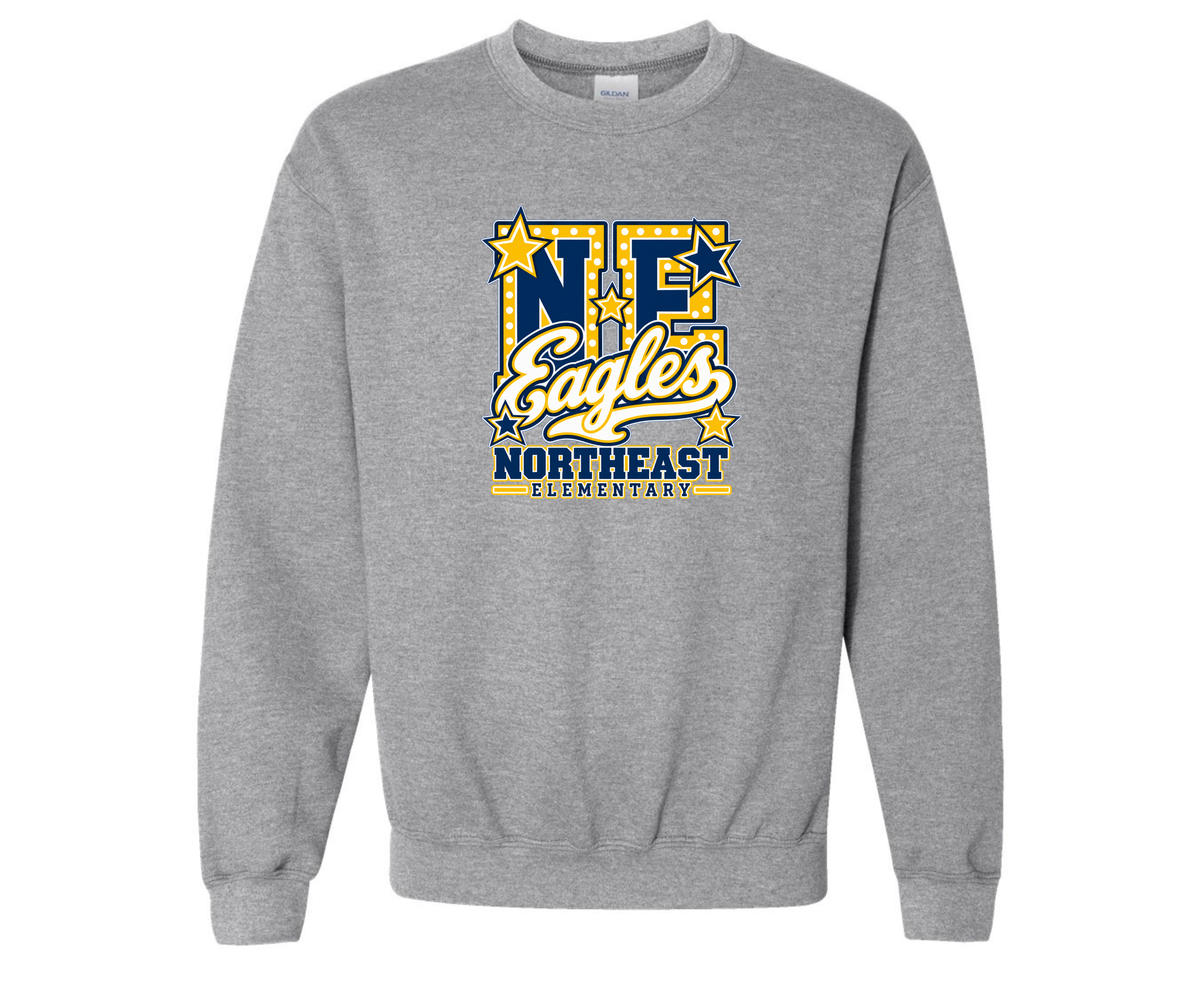 Northeast Elementary | NEES-7 | Northeast Marquee Crewneck Sweatshirt