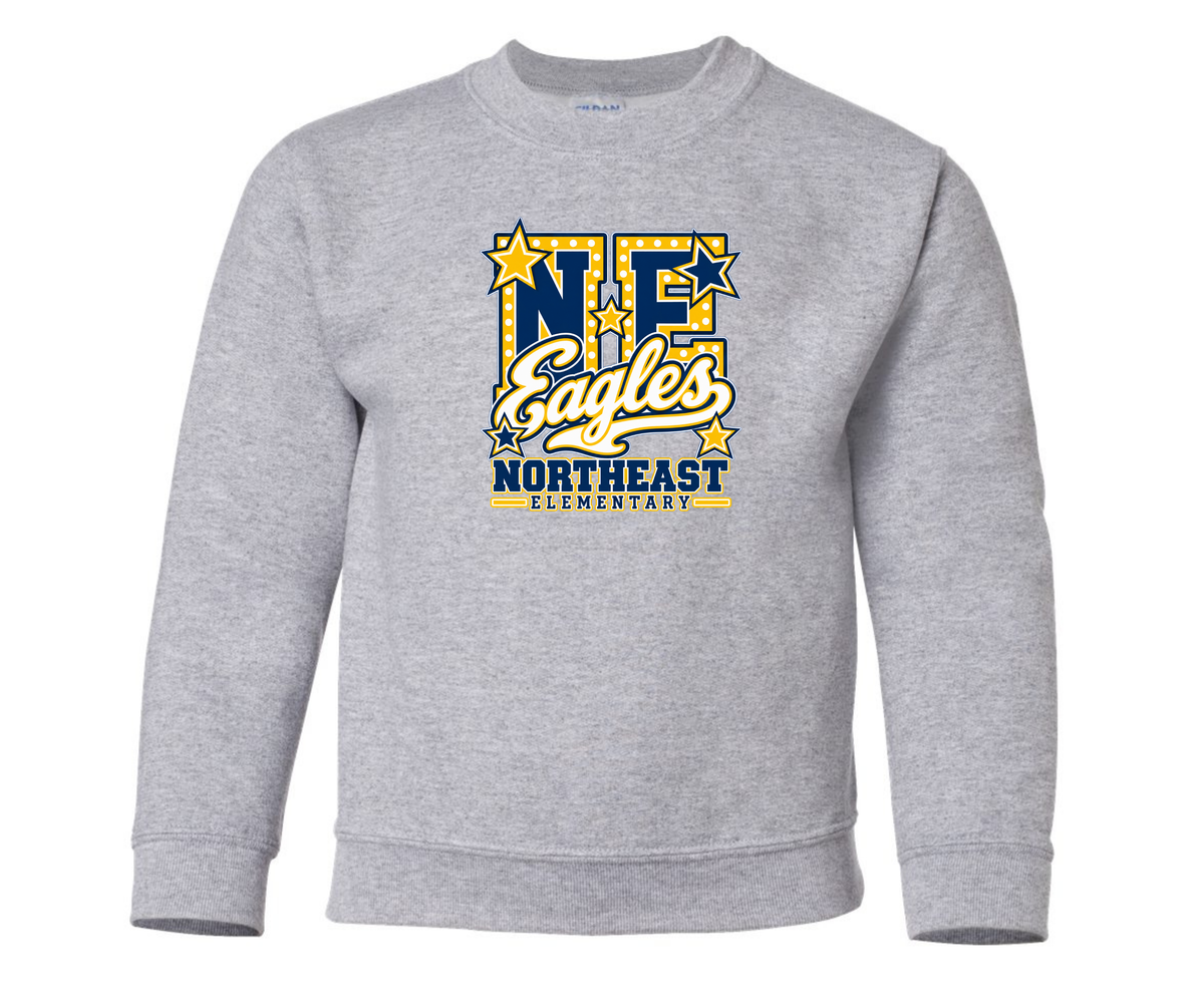 Northeast Elementary | NEES-7 | Northeast Marquee Crewneck Sweatshirt