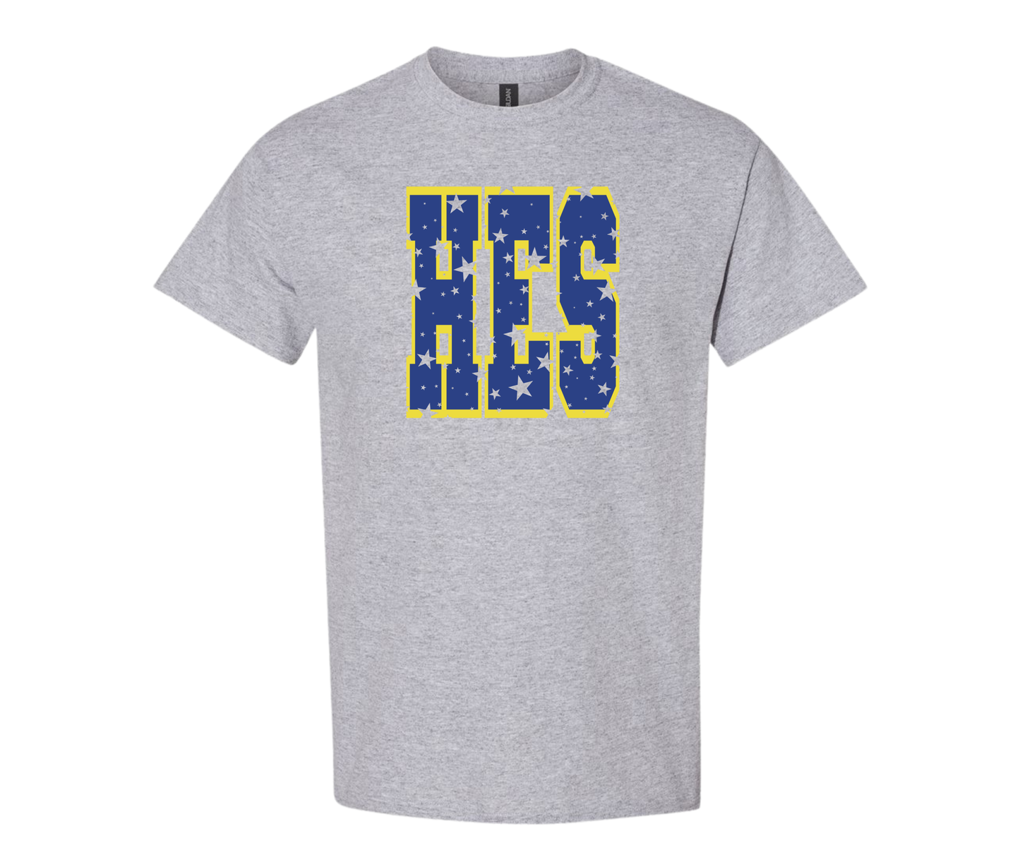 Hazelwood Elementary | HES-10 | Star Distress HES T-Shirt