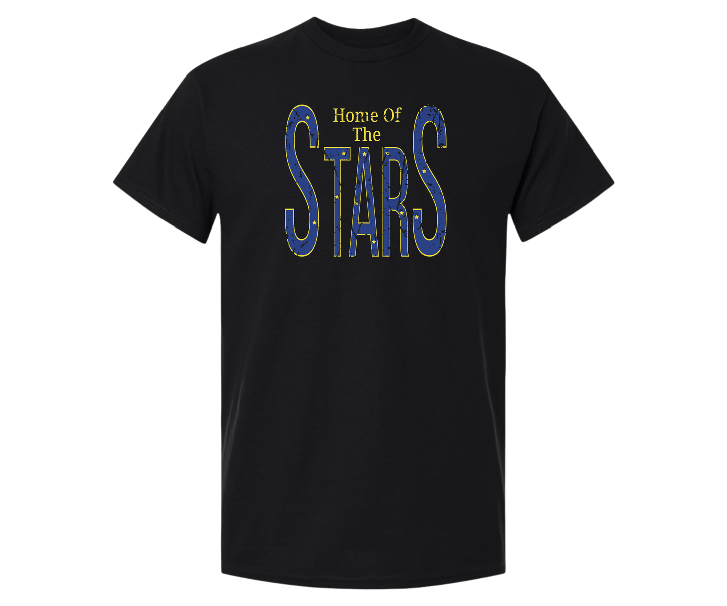 Hazelwood Elementary | HES-9 | Distressed Home of the Stars T-Shirt