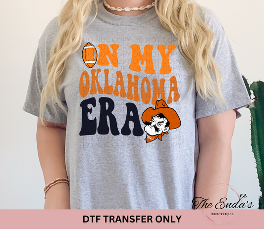 In My Oklahoma Era DTF Transfer