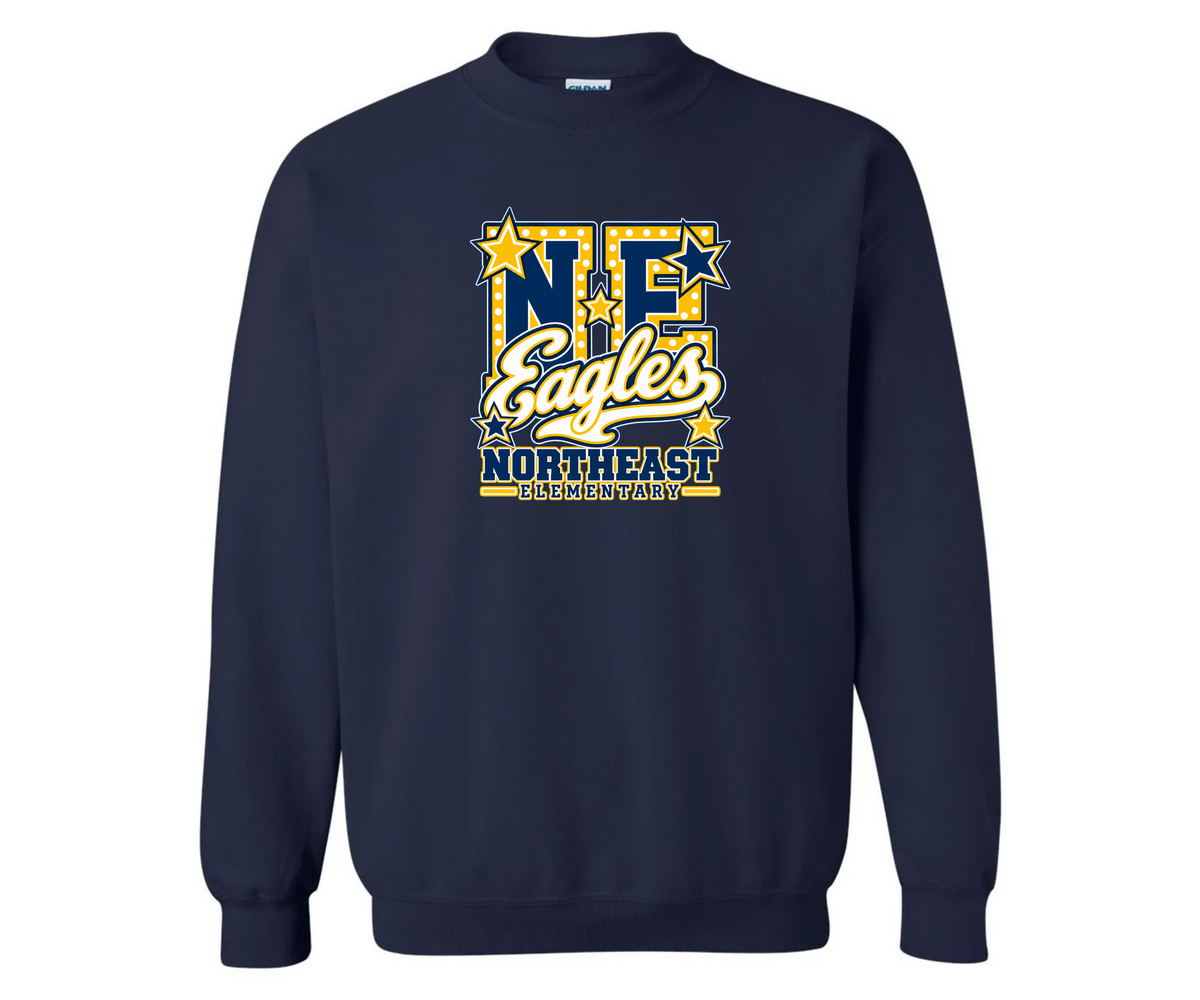 Northeast Elementary | NEES-7 | Northeast Marquee Crewneck Sweatshirt