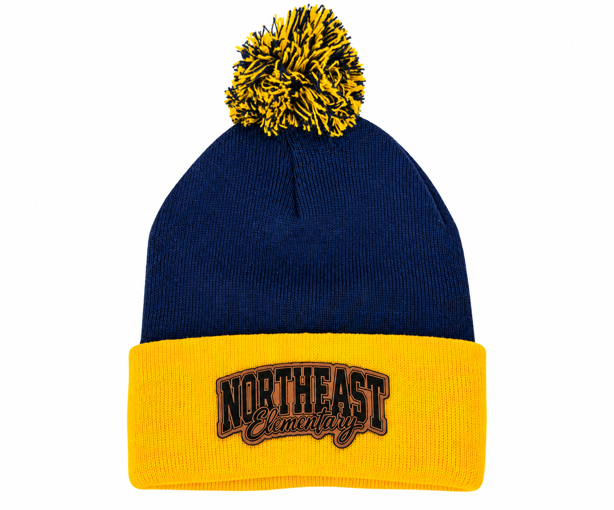 Northeast Elementary Pom-Pom Beanie