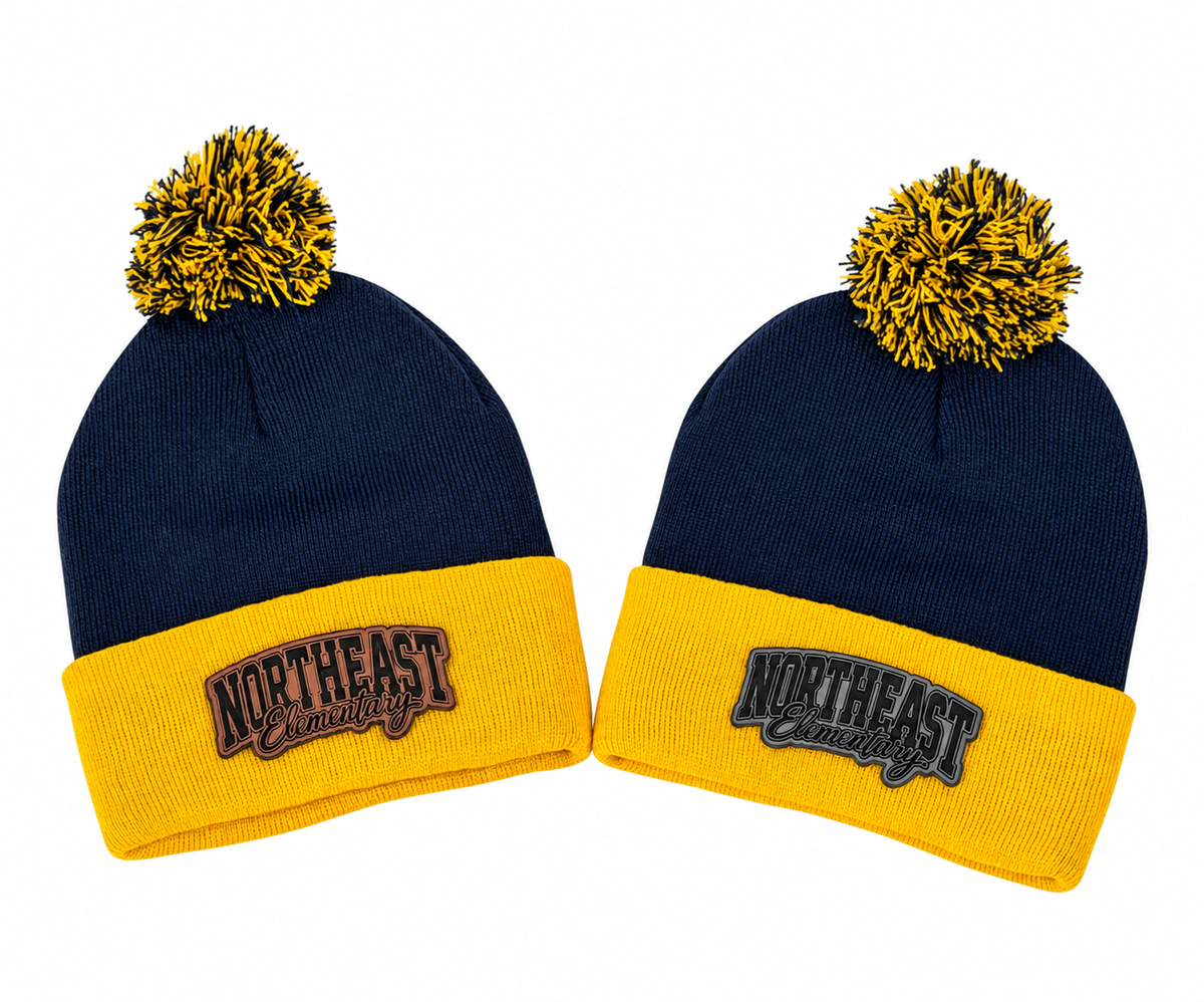 Northeast Elementary Pom-Pom Beanie